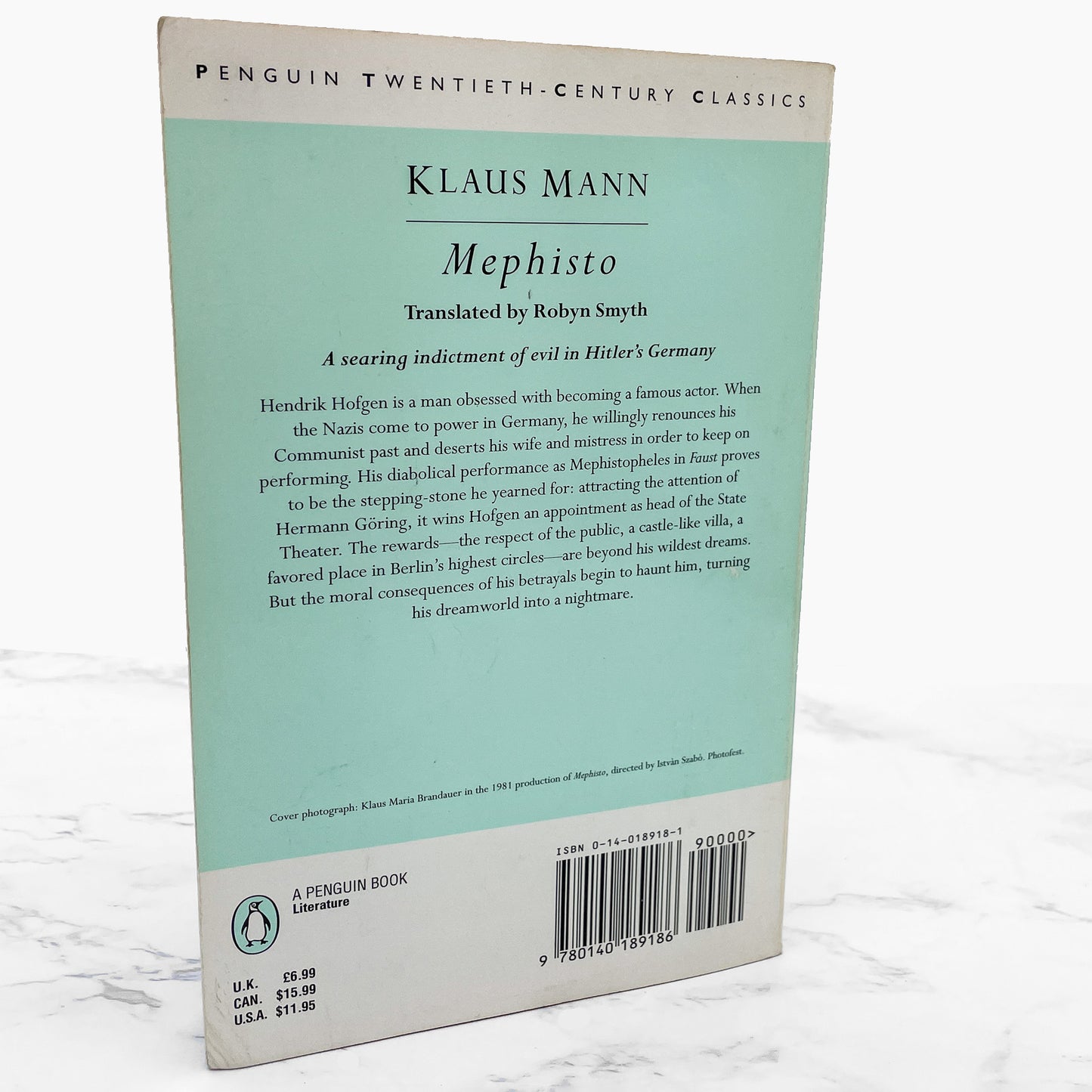 Mephisto by Klaus Mann [TRADE PAPERBACK] 1995 • Penguin Books