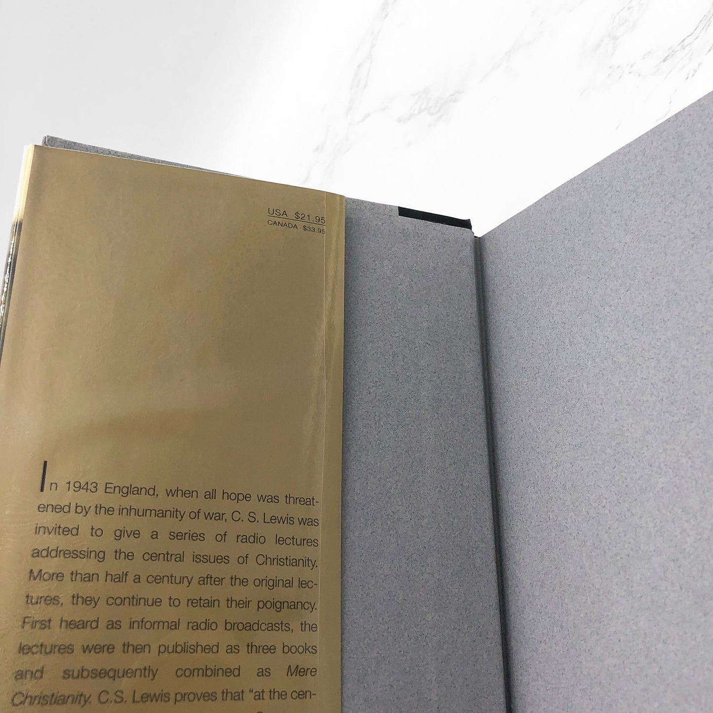 Mere Christianity by C.S. Lewis [HARDCOVER RE-ISSUE] 2000 • Harper