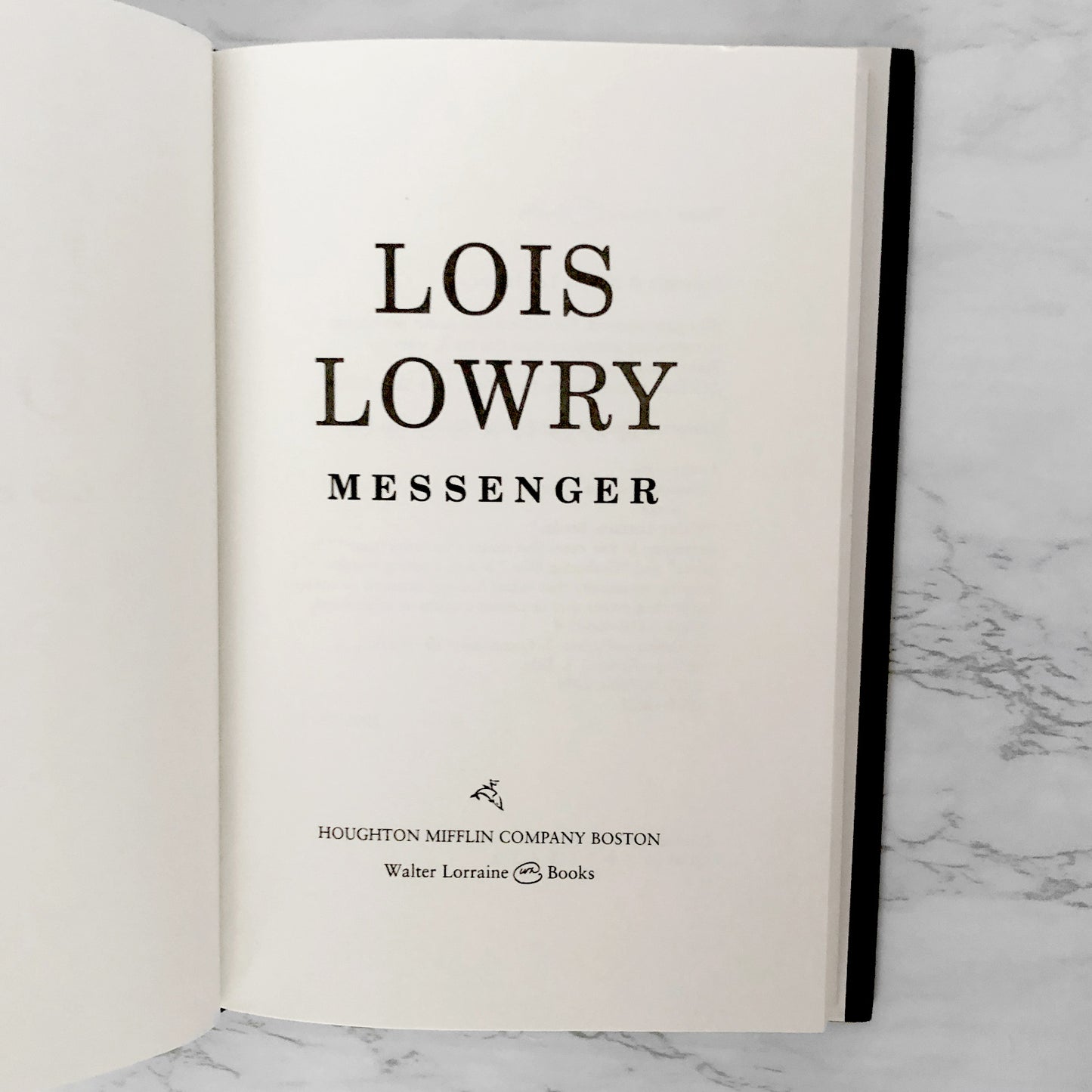 Messenger by Lois Lowry [FIRST EDITION] 2004 • The Giver #3