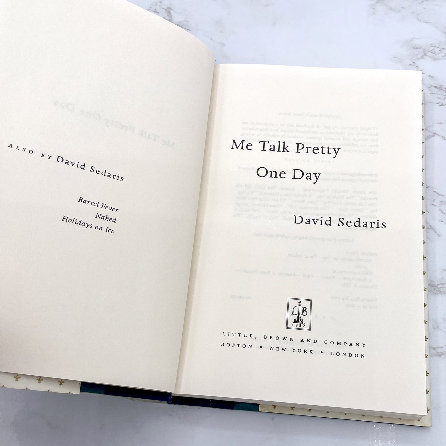 Me Talk Pretty One Day by David Sedaris [FIRST EDITION] 2000 • Little Brown