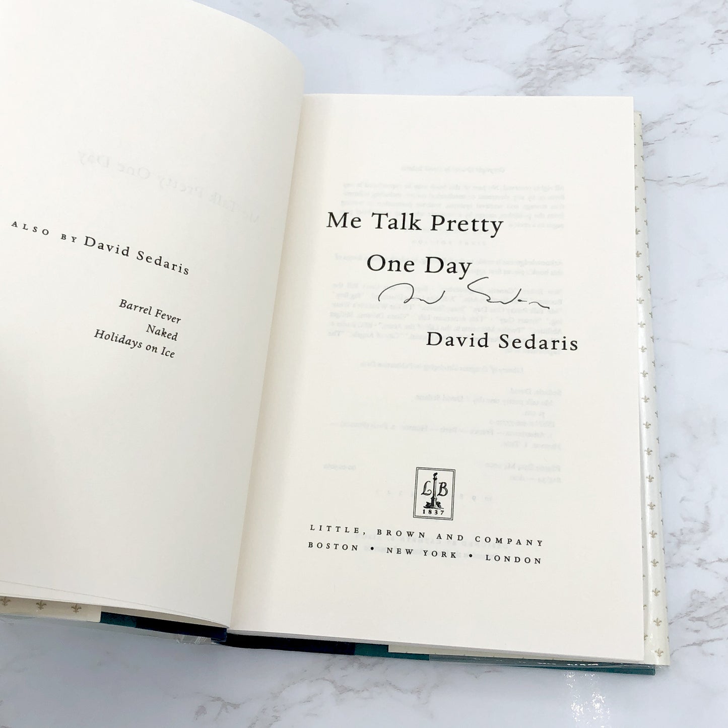 Me Talk Pretty One Day by David Sedaris SIGNED! [FIRST EDITION • FIRST PRINTING] 2000 • Little Brown