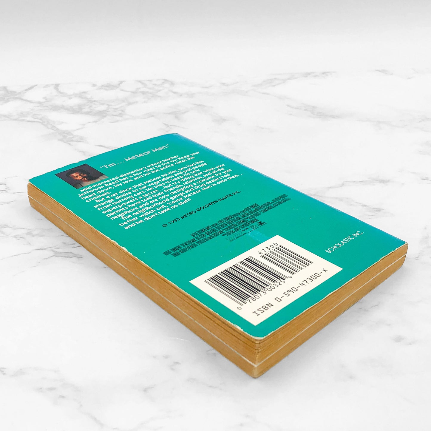 The Meteor Man: A Novelization by Cliff Thompson [MOVIE TIE-IN PAPERBACK] 1993 • Point