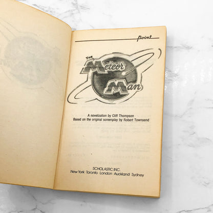 The Meteor Man: A Novelization by Cliff Thompson [MOVIE TIE-IN PAPERBACK] 1993 • Point