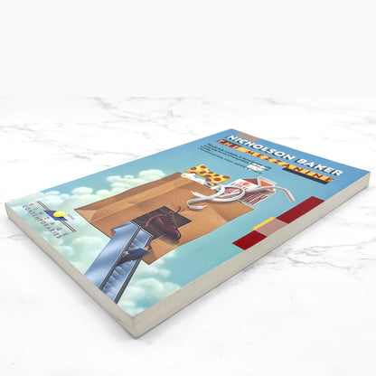 The Mezzanine by Nicholson Baker [TRADE PAPERBACK] 1990 • Vintage Contemporaries