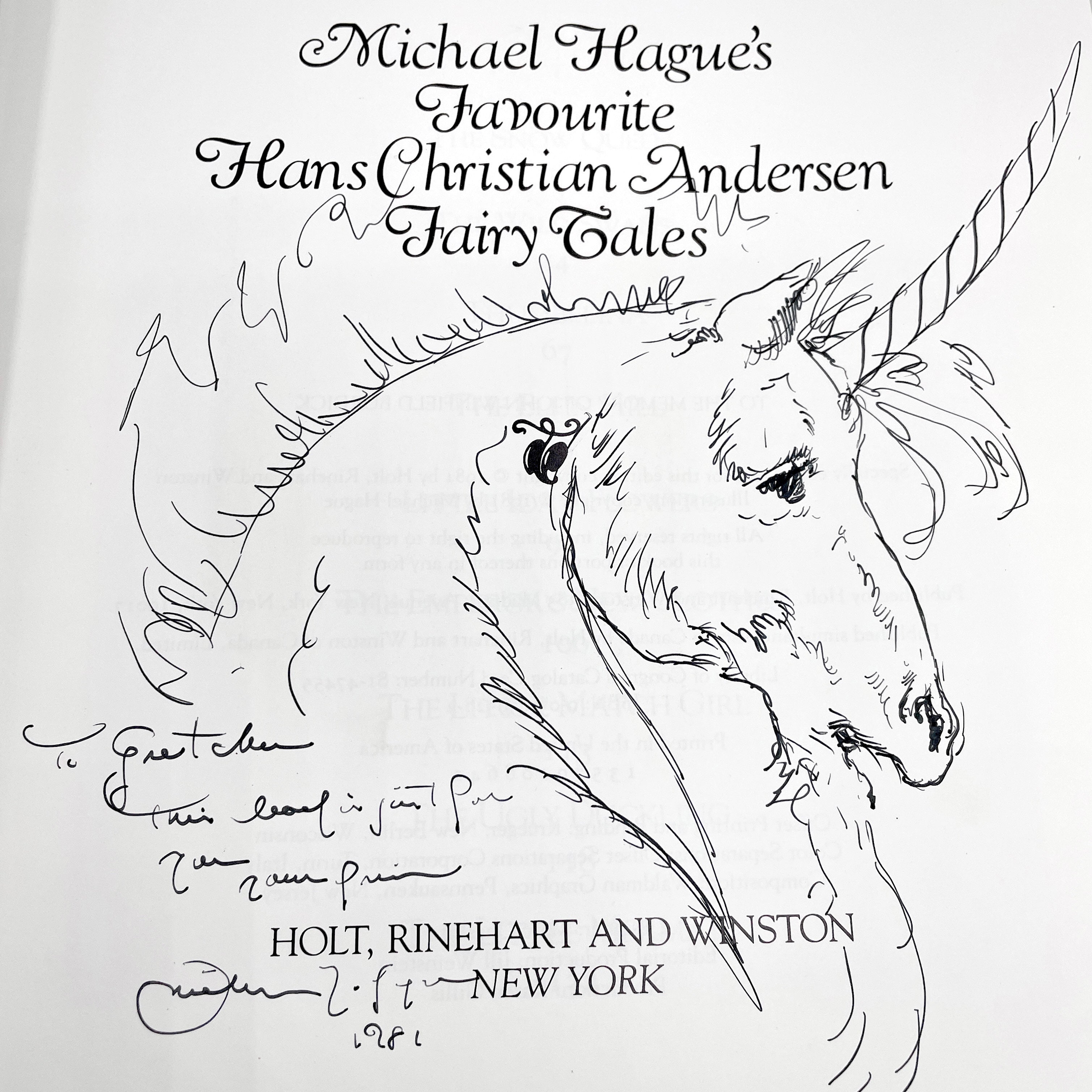 Michael Hague's Favourite Hans Christian Andersen Fairy Tales