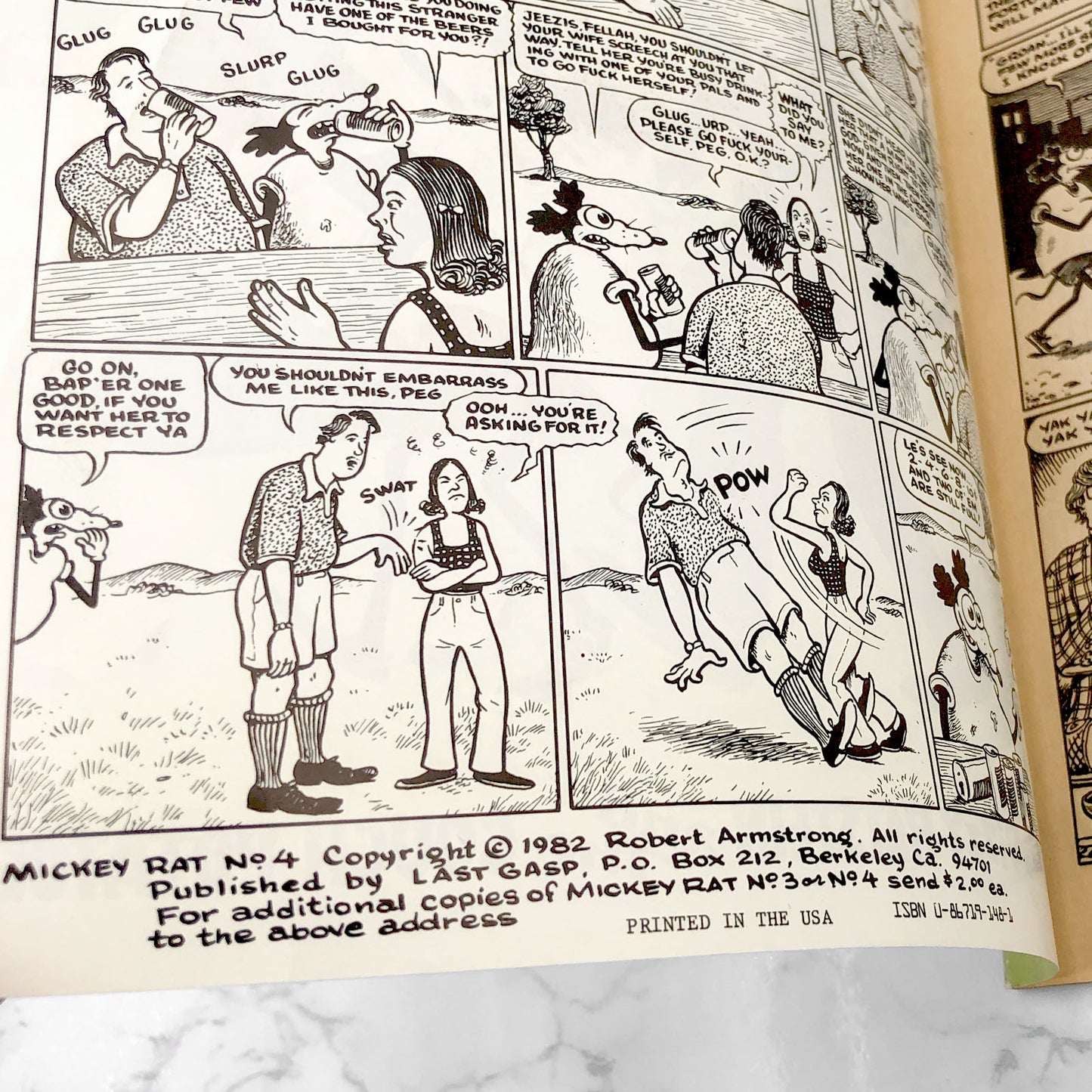 Mickey Rat [ISSUE #4] by Robert Armstrong • 1982 • Last Gasp