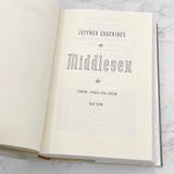 Middlesex by Jeffrey Eugenides [FIRST EDITION • FIRST PRINTING] 2002