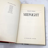 Midnight by Dean Koontz [FIRST EDITION • FIRST PRINTING] 1989 • G.P Putnam's Sons