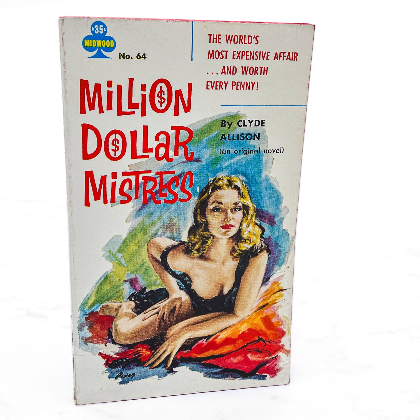 Million Dollar Mistress by Clyde Allison [1960 SLEAZE PAPERBACK] • Midwood Tower