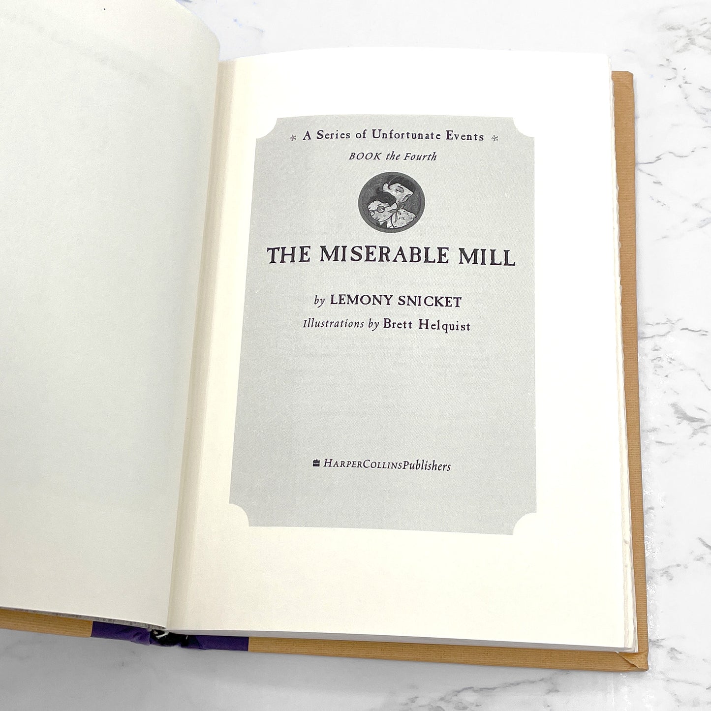 The Miserable Mill by Lemony Snicket [FIRST EDITION] 2000 • A Series of Unfortunate Events #4
