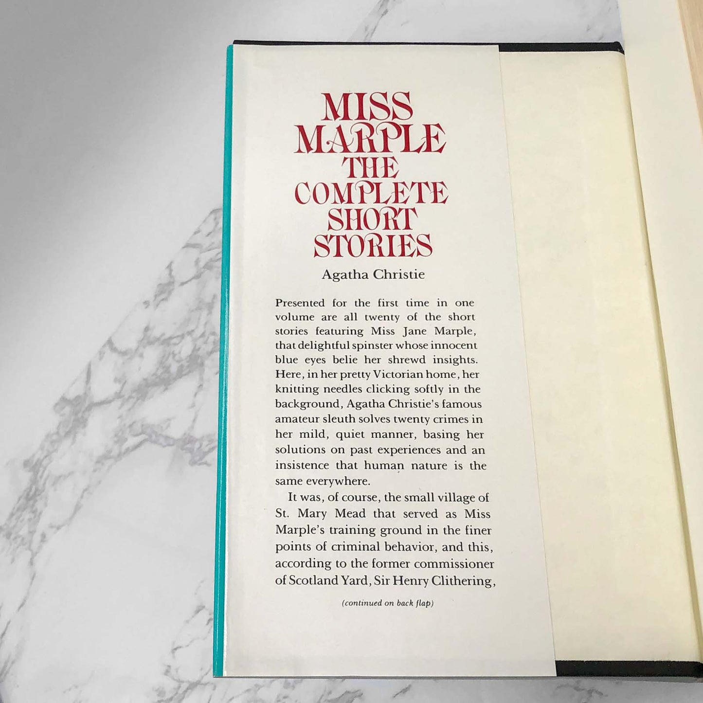 Miss Marple: The Complete Short Stories by Agatha Christie [1985 HARDCOVER] • Dodd Mead & Co.