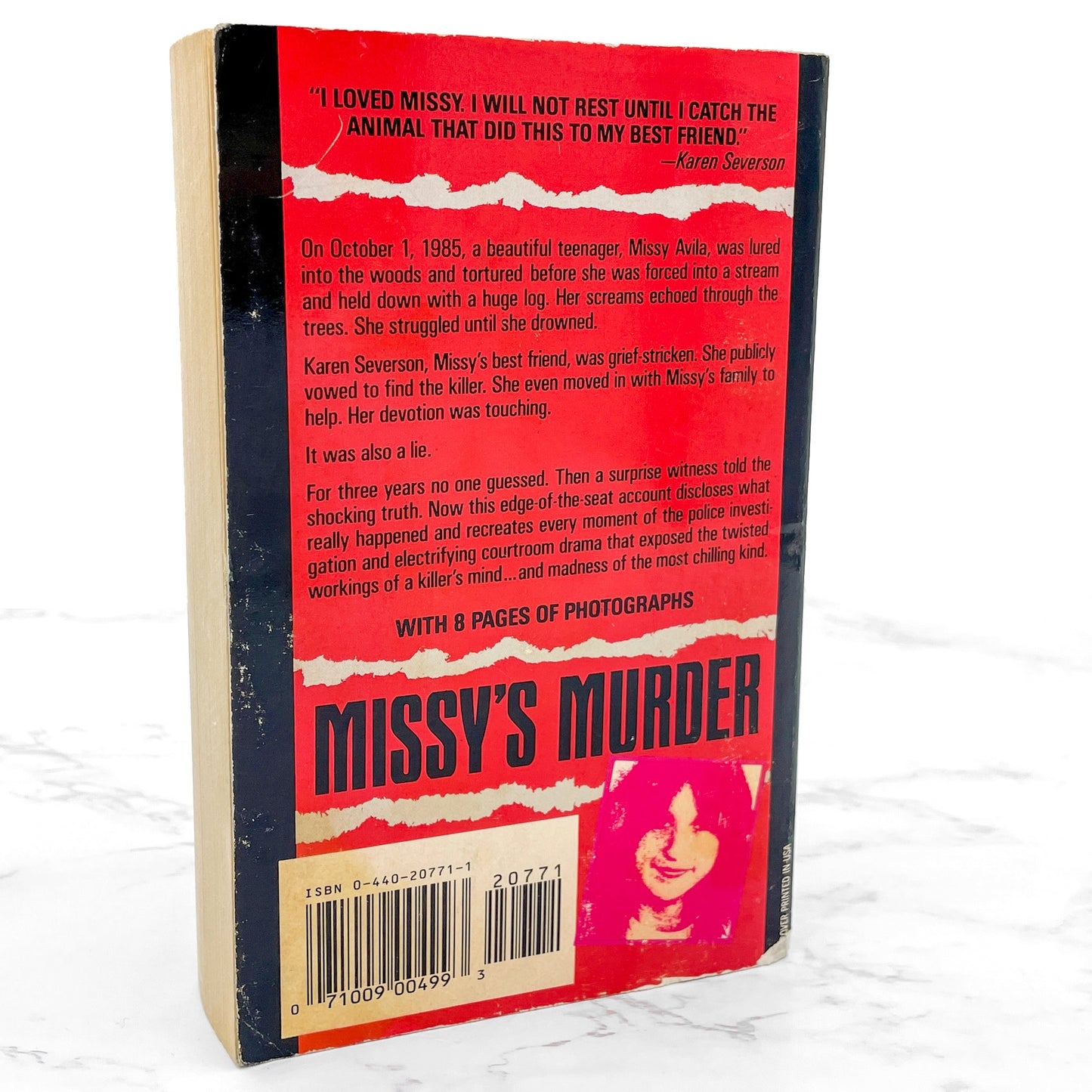 Missy's Murder by Karen Kingsbury [FIRST EDITION PAPERBACK] 1991 • Dell True Crime