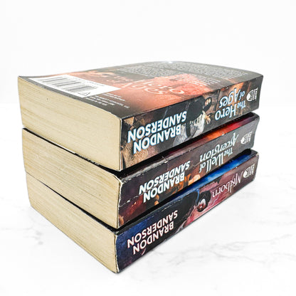 The Mistborn Trilogy #1-3 by Brandon Sanderson [FIRST PAPERBACK EDITION SET] 2008 • TOR Fantasy