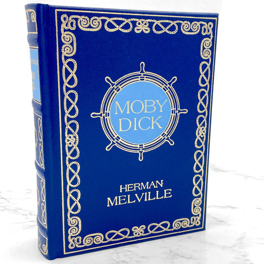 Moby Dick by Herman Melville [LEATHER-BOUND HARDCOVER] 1986 • The Booklovers Library