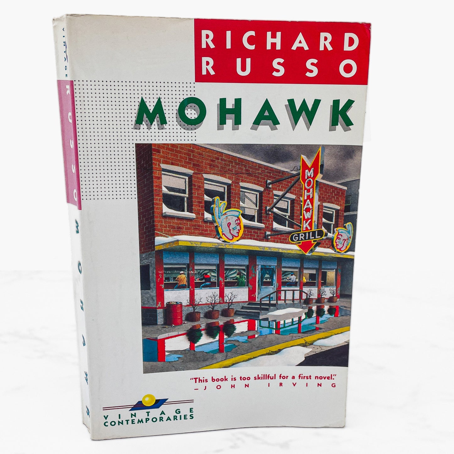 Mohawk by Richard Russo [FIRST EDITION • FIRST PRINTING] 1986 • Vintage Contemporaries