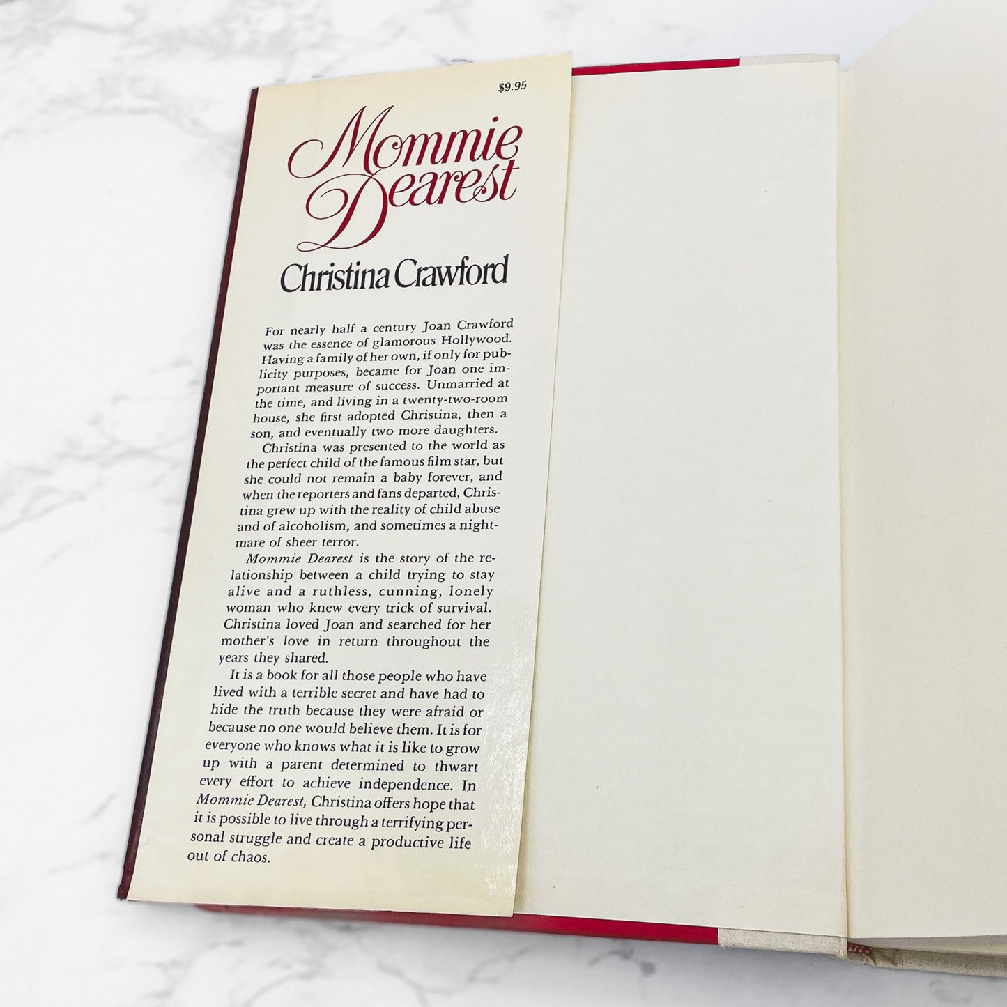 Mommie Dearest by Christina Crawford [FIRST EDITION] 1978 • William Morrow