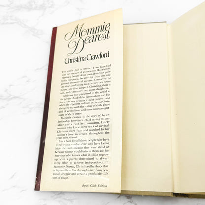 Mommie Dearest by Christina Crawford [FIRST BOOK CLUB EDITION] 1978 • William Morrow