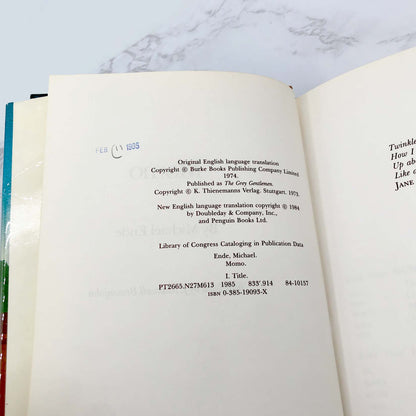 Momo by Michael Ende [U.S. FIRST EDITION] 1985 • Doubleday