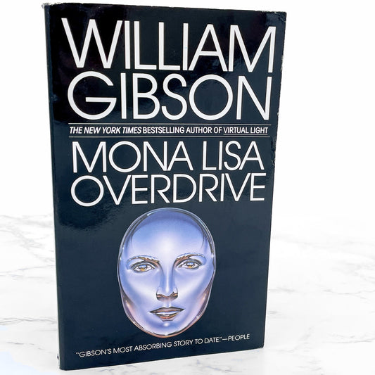 Mona Lisa Overdrive by William Gibson [FIRST PAPERBACK EDITION] 1989 • Bantam Spectra