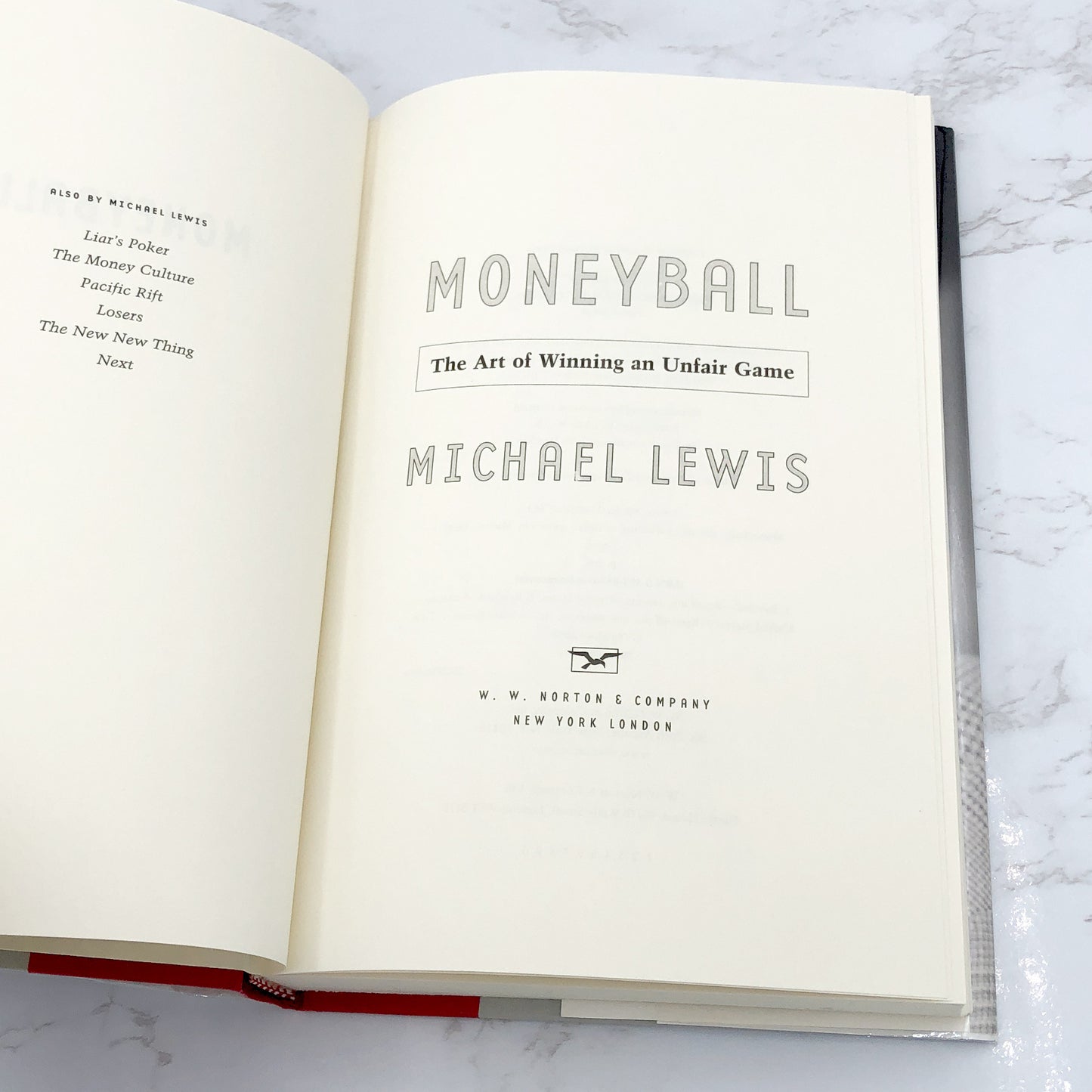Moneyball by Michael Lewis [FIRST EDITION • FIRST PRINTING] 2003 • Norton