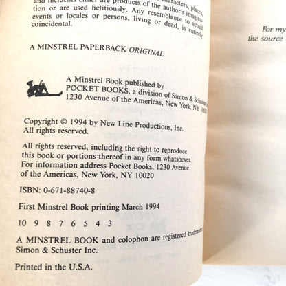 Monkey Trouble by Ellen Leroe [JR. MOVIE NOVELIZATION] 1994 • Minstrel