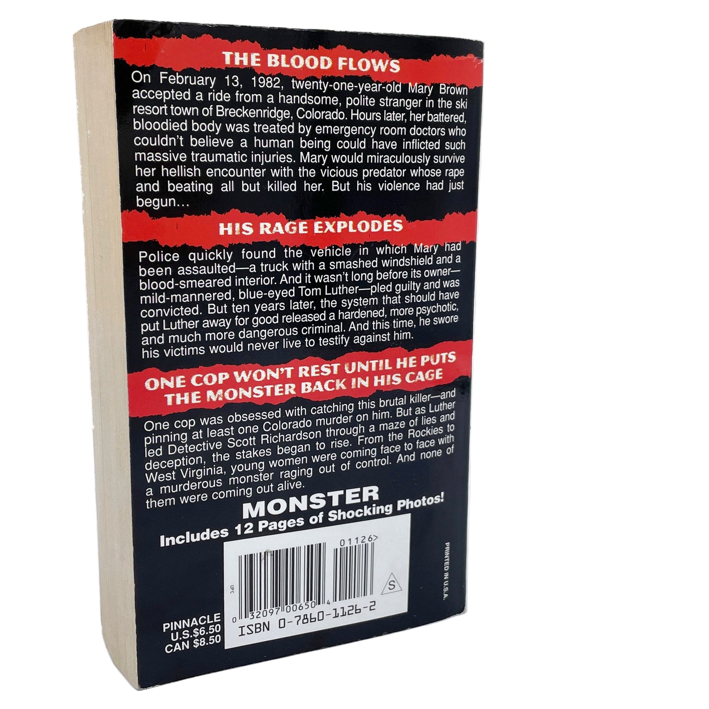 Monster by Steve Jackson [FIRST EDITION PAPERBACK] 1998 • Pinnacle True Crime