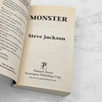 Monster by Steve Jackson [FIRST EDITION PAPERBACK] 1998 • Pinnacle True Crime