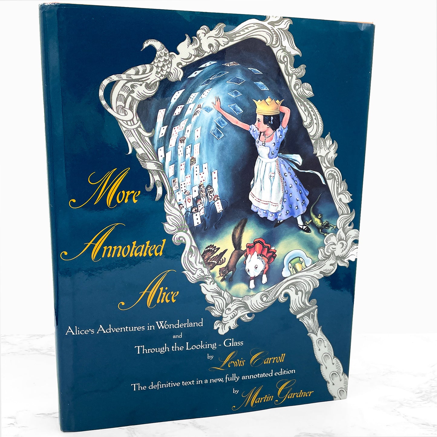 More Annotated Alice: Alice's Adventures in Wonderland & Through the Looking-Glass by Lewis Carroll w. notes by Martin Gardner [FIRST EDITION] 1990 • Random House