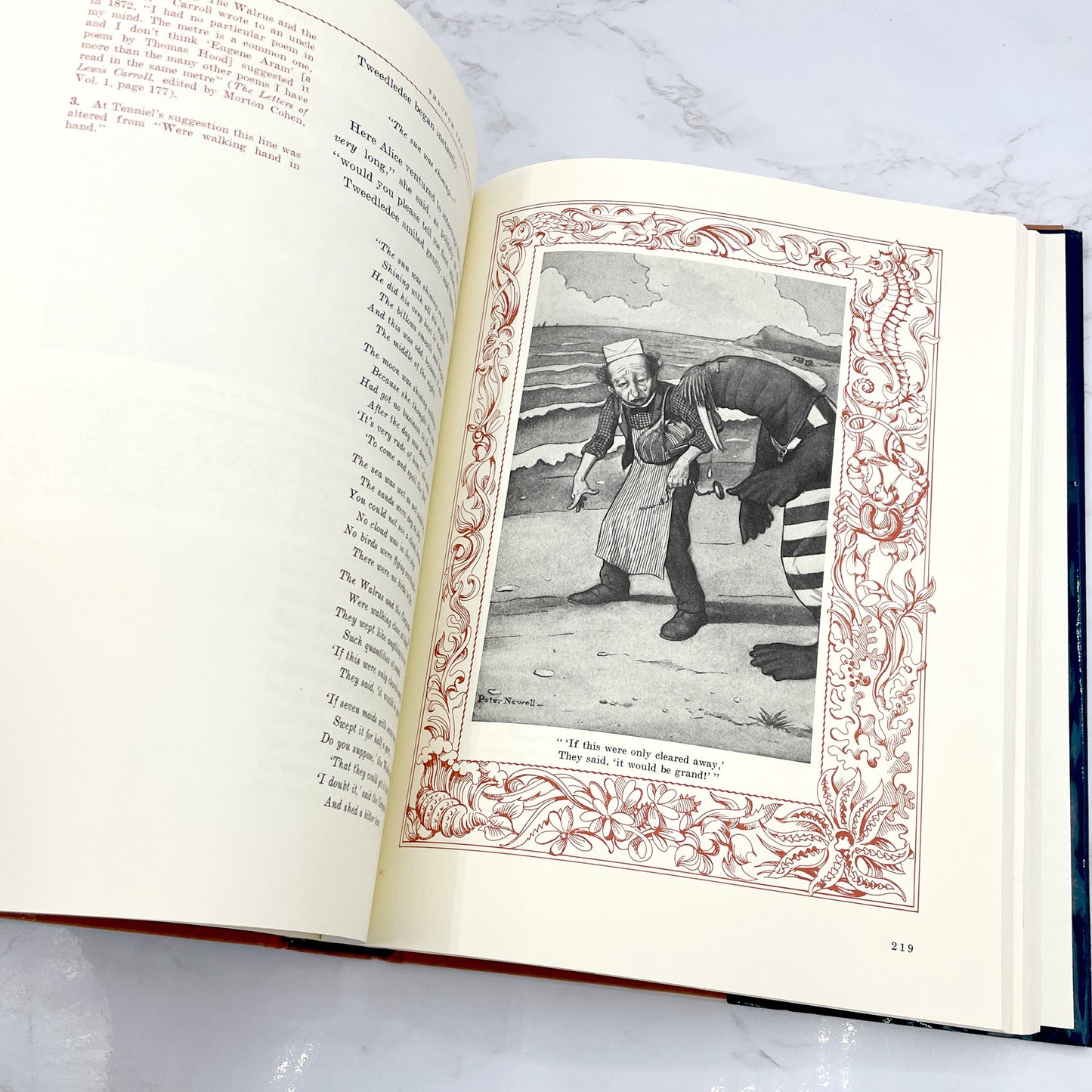 More Annotated Alice: Alice's Adventures in Wonderland & Through the Looking-Glass by Lewis Carroll w. notes by Martin Gardner [FIRST EDITION] 1990 • Random House