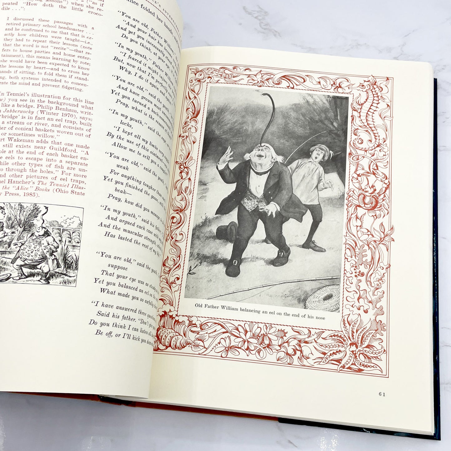 More Annotated Alice: Alice's Adventures in Wonderland & Through the Looking-Glass by Lewis Carroll w. notes by Martin Gardner [FIRST EDITION] 1990 • Random House