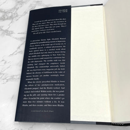 More, Now, Again: A Memoir of Addiction lby Elizabeth Wurtzel SIGNED! [FIRST EDITION • FIRST PRINTING] 2002