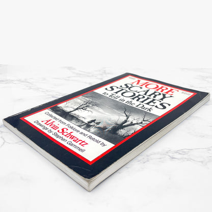 More Scary Stories To Tell in the Dark by Alvin Schwarz [FIRST PAPERBACK PRINTING] 1986 • Harper & Row *see condition