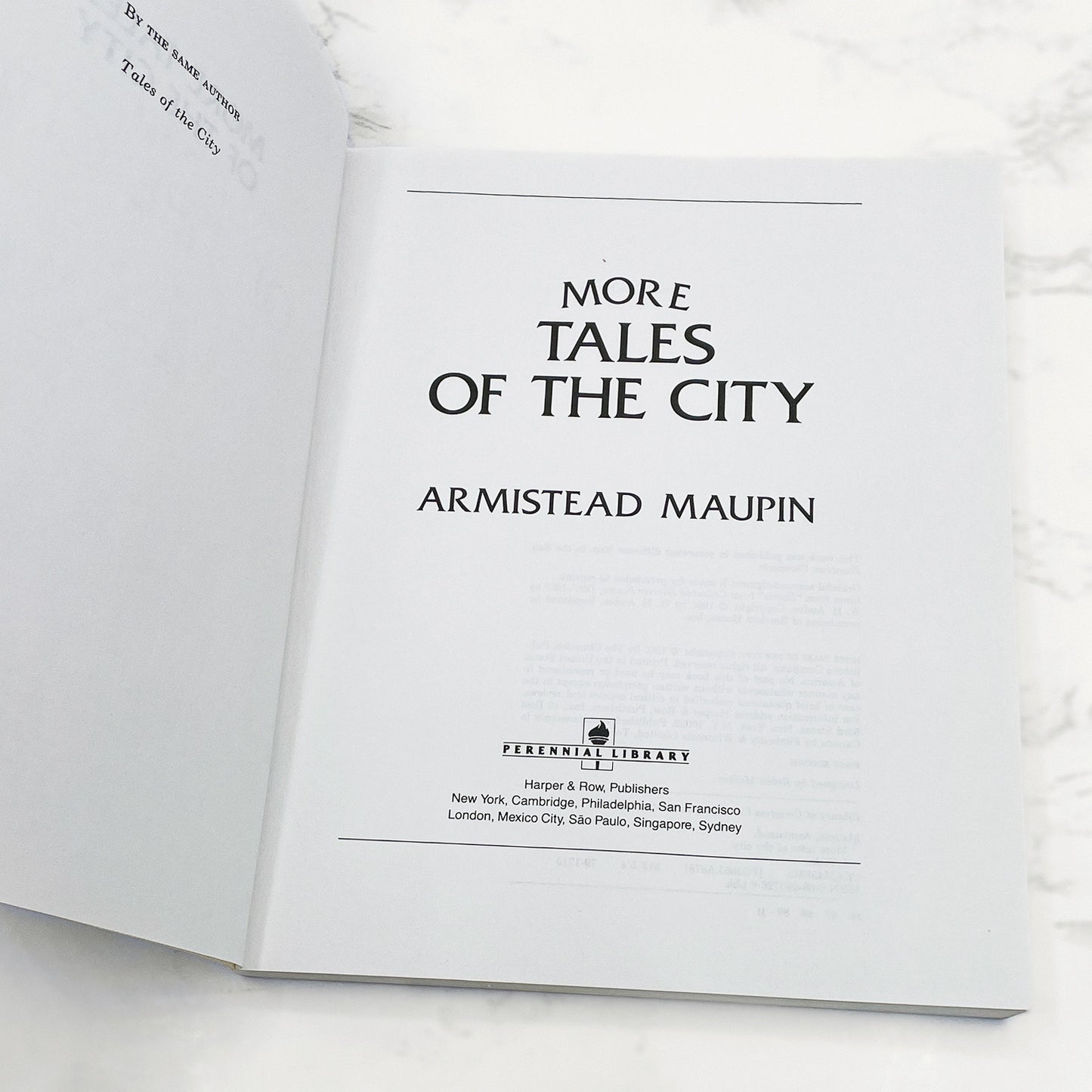 More Tales of the City by Armistead Maupin [FIRST EDITION] 1980 • Harper & Row