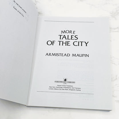 More Tales of the City by Armistead Maupin [FIRST EDITION] 1980 • Harper & Row