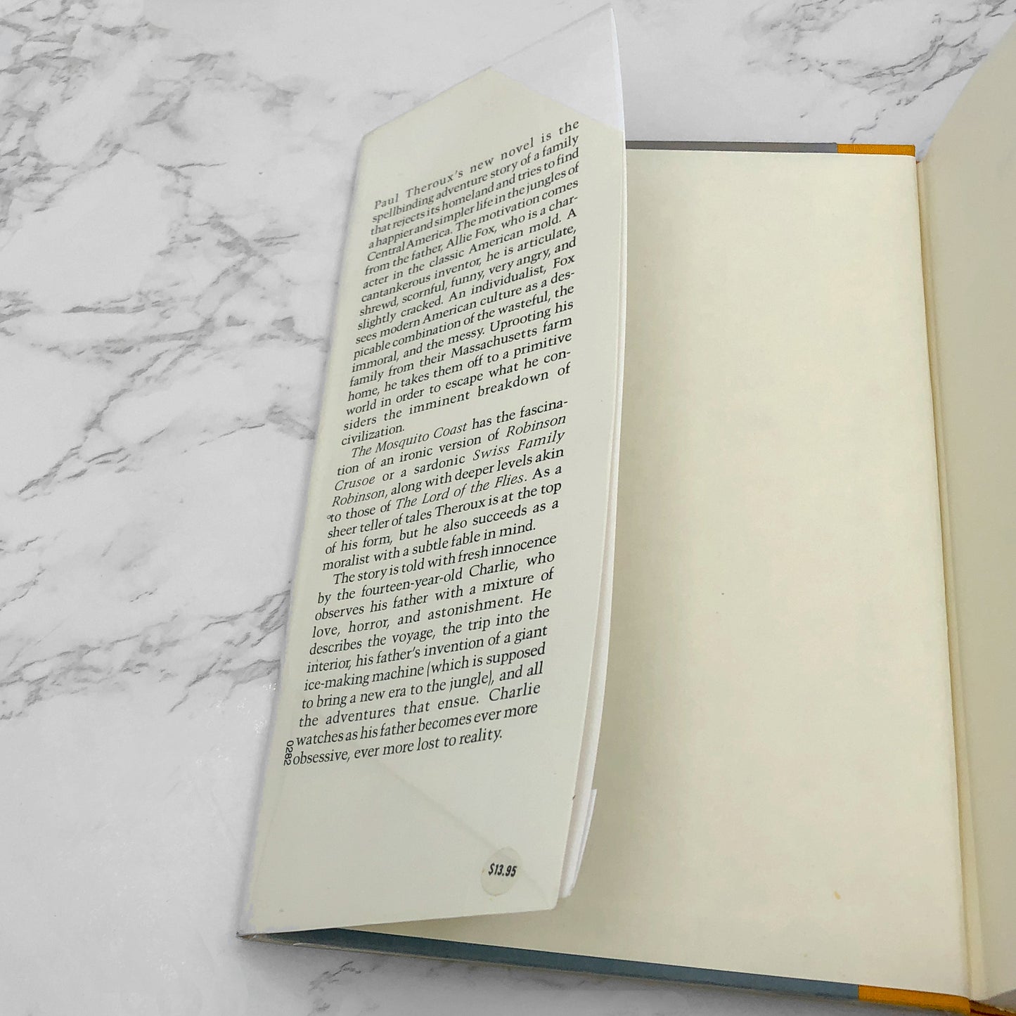 The Mosquito Coast by Paul Theroux [FIRST EDITION] 1982 • Houghton Mifflin