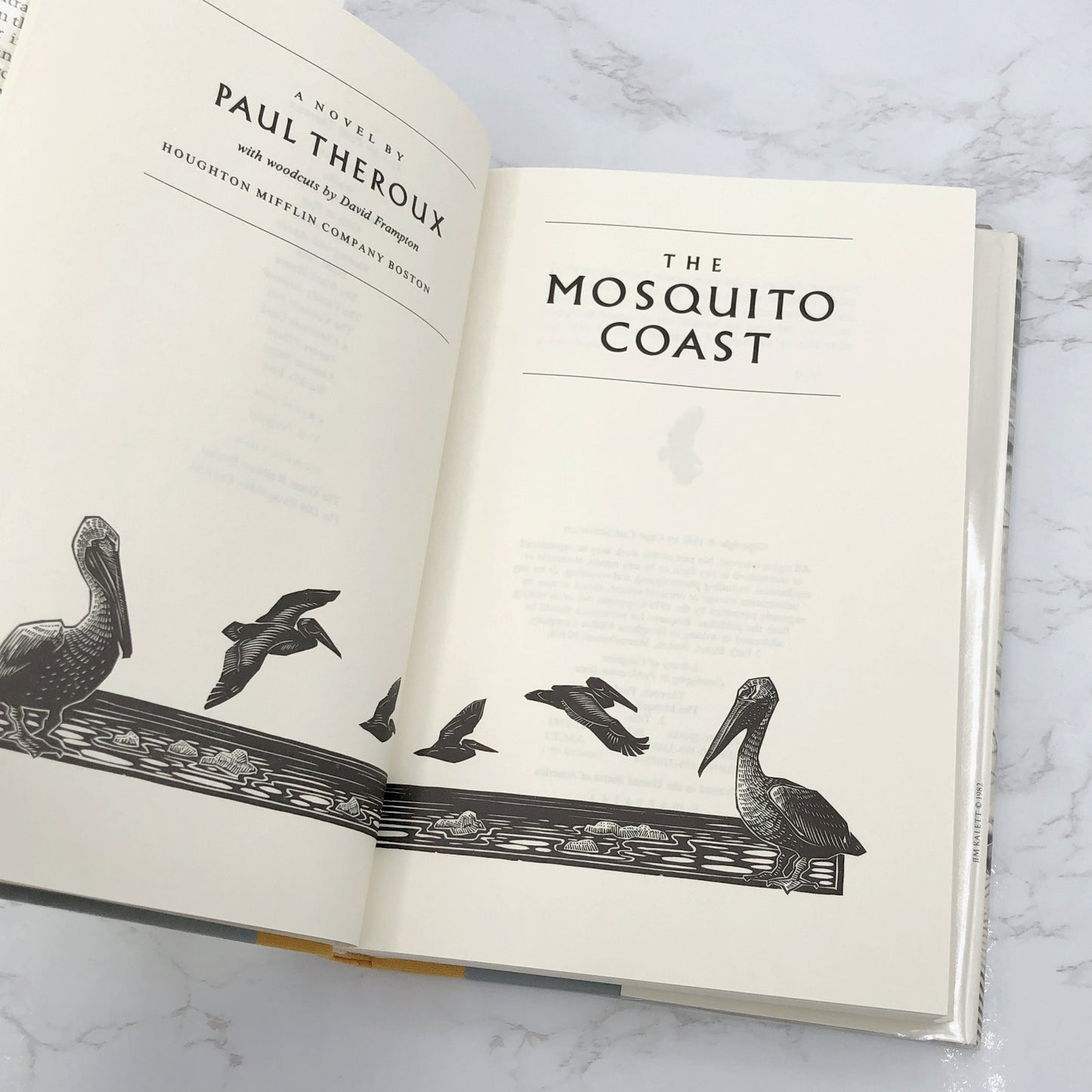 The Mosquito Coast by Paul Theroux [FIRST EDITION] 1982 • Houghton Mifflin