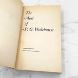 The Most of P.G. Wodehouse by P.G. Wodehouse [FIRST TRADE PAPERBACK EDITION] 1969 • Fireside