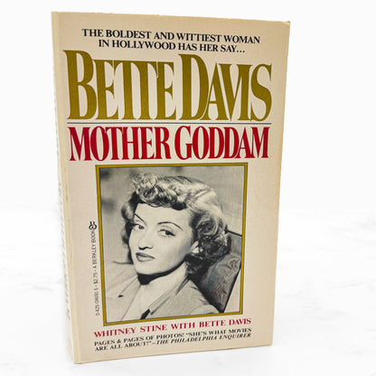 Mother Goddam: Bette Davis by Whitney Stine w. Bette Davis [1980 PAPERBACK] • Berkley