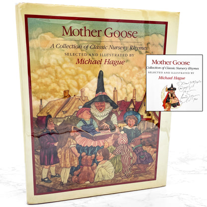 Mother Goose: A Collection of Classic Nursery Rhymes by Michael Hague SIGNED! [FIRST EDITION] 1984 • Holt Rinehart & Winston