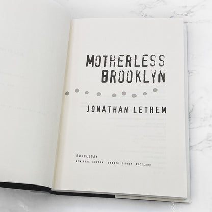 Motherless Brooklyn by Jonathan Lethem [FIRST EDITION] 1999 • Doubleday