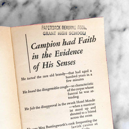 Mr. Campion: Criminologist by Margery Allingham [FIRST PAPERBACK PRINTING] 1963 • MacFadden