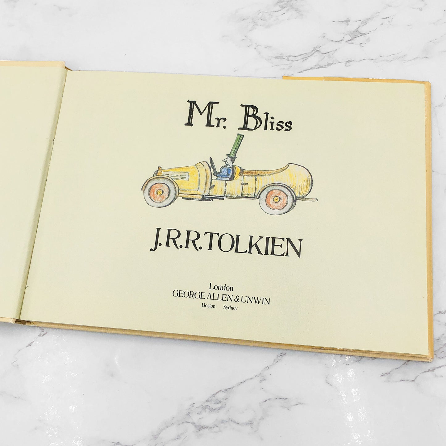 Mr. Bliss by J.R.R. Tolkien [U.K. FIRST EDITION • FIRST PRINTING] 1982 • George Allen Unwin