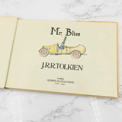 Mr. Bliss by J.R.R. Tolkien [U.K. FIRST EDITION • FIRST PRINTING] 1982 • George Allen Unwin