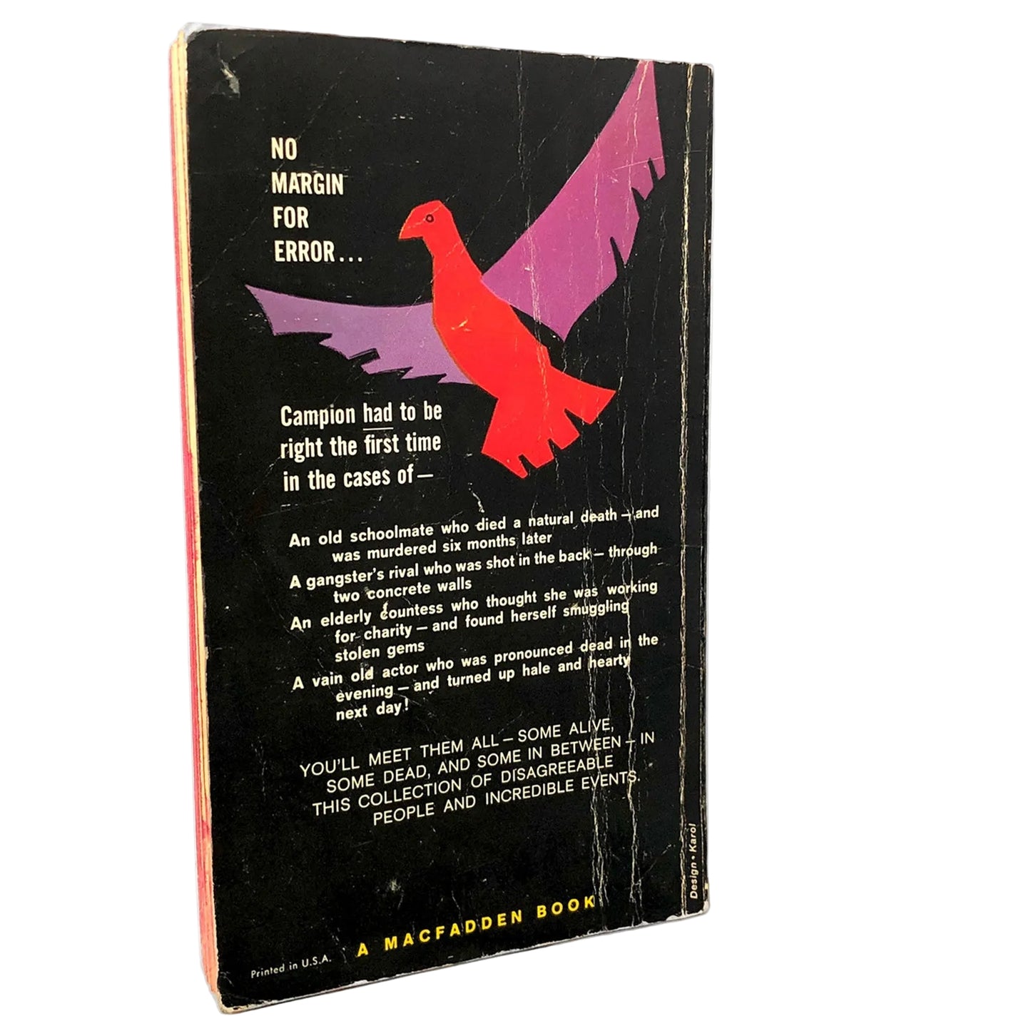 Mr. Campion: Criminologist by Margery Allingham [FIRST PAPERBACK PRINTING] 1963 • MacFadden