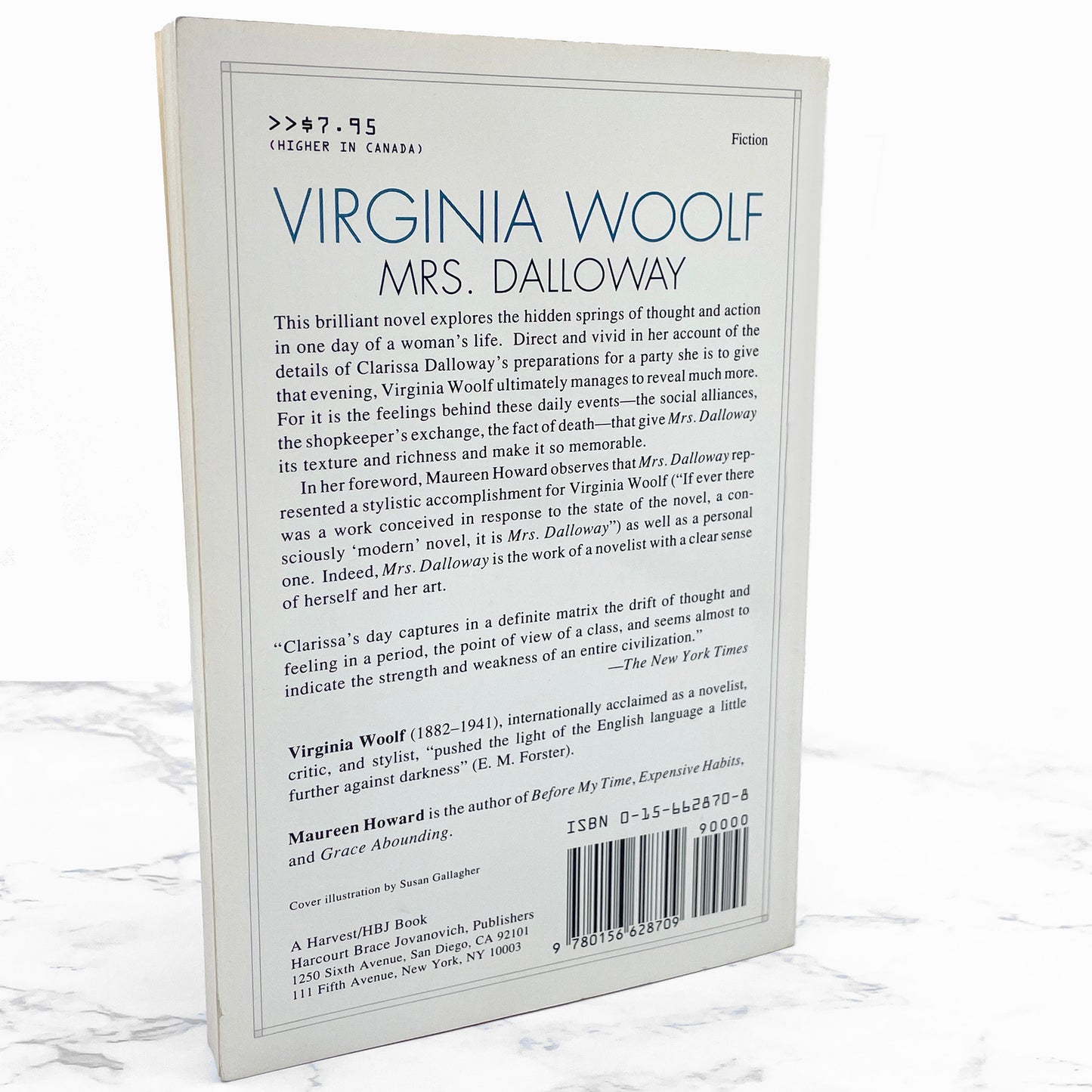 Mrs. Dalloway by Virginia Woolf [TRADE PAPERBACK] 1990 • Harvest / HBJ