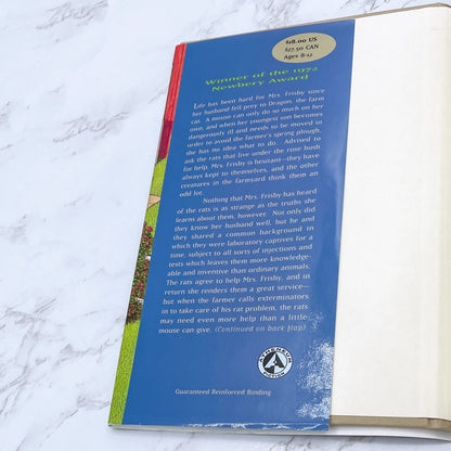 Mrs. Frisby and The Rats of NIMH by Robert C. O'Brien [HARDCOVER RE-PRINT] • 90's • Atheneum