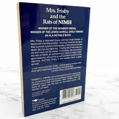 Mrs. Frisby and The Rats of NIMH by Robert C. O'Brien [TRADE PAPERBACK] 1986 • Aladdin