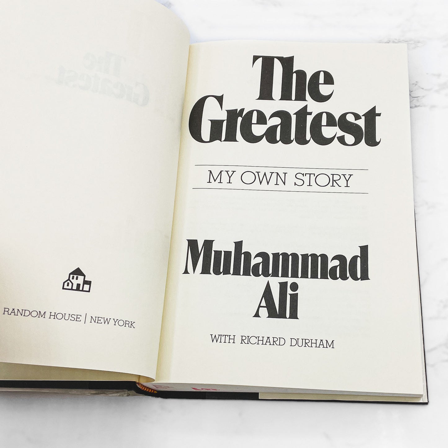 The Greatest: My Own Story by Muhammad Ali w. Richard Durham [FIRST EDITION] 1975