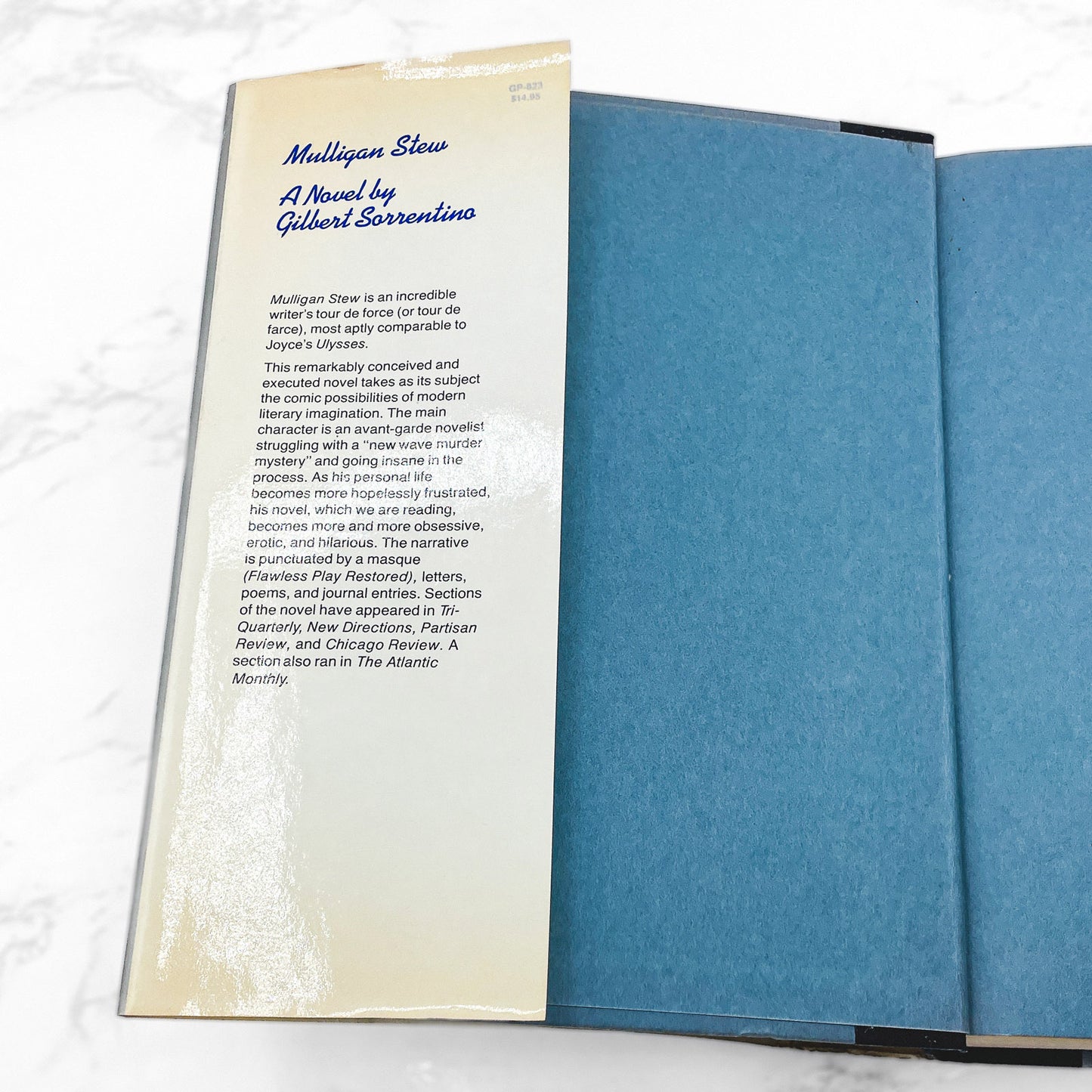 Mulligan Stew by Gilbert Sorrentino [FIRST EDITION] 1979 • 2nd Print • Grove Press