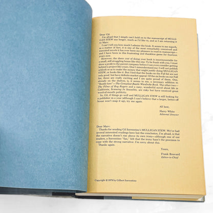 Mulligan Stew by Gilbert Sorrentino [FIRST EDITION] 1979 • 2nd Print • Grove Press